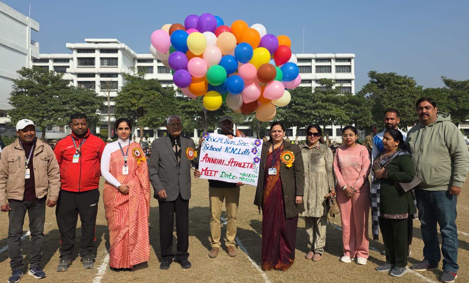 BVM KITCHLU NAGAR LUDHIANA ENCAPSULATES THE QUINTESSENCE OF ATHLETIC EXCELLENCE, ANNUAL ATHLETIC MEET